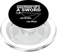 Sword Fighting 101 Anatomy Of A Sword - PopSockets PopGrip for MagSafe