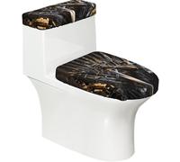 Sword Hand Throne Stretchy Toilet Lid and Tank Cover Set-Soft Elastic Bathroom Decor for U Shape Oval