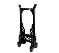 Sword Holder Stand Rack Vertical Display Katana Wakizashi Scabbard Hollow-Carved Design Black Large/Small Size,Large