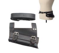 Sword Holster, Sword Bag, Katana Sword Holder, Belt for Katana, Sword Carry, Pu Leather Belt, for Cosplay, Samurai Enthusiasts, Assassin Warrior Costume, PU Leather, Triple Reinforcement, 110cm