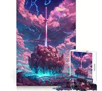 Sword in The Stone 1000 Piece Jigsaw Puzzles for Adults Brain Tease Toy Relax Time Perfect Cut Memorable Gift (50x75cm)