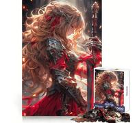 Sword Maiden Angel 1000 Pieces Puzzles for Teenagers Boost Recall Relaxing Fun Accurate Edge Thoughtful Gift (50x75cm)