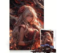 Sword Maiden Jigsaw Puzzles for Adults1000 Pieces Boost Memory Soothing Fun Premium Cut Thoughtful Gift (50x75cm)