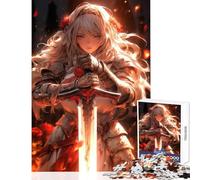 Sword Maiden Slayer 1000 Piece Jigsaws for Adults Puzzle Stimulate Active Brain And Mind Gentle Relaxing Fun Activity (38x26cm)