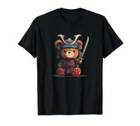 Sword Master Teddy Bear Costume for Samurai Lovers T-Shirt