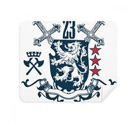 Sword Medieval Knights of Europe Lion Emblem Phone Screen Cleaner Glasses Cleaning Cloth 2pcs Suede Fabric