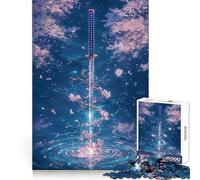 Sword of The Sacred Spring Jigsaw Puzzles for Adults1000 Pieces Think Smart Toy Family Bond Accurate Cut Seasonal Gift (50x75cm)