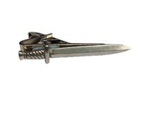 Sword PP-G68 English Pewter emblem on a Tie Clip 4cm long