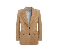Sword single-breasted suede blazer - Neutrals 44
