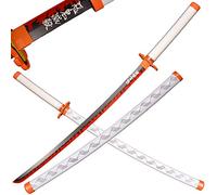 Sword Valley Holz Blade Anime Samurai Schwert, Demon Slayer-Schwert 104 cm- Wooden Cosplay Spada, Tanjirou Spada, Toy for Kids or Anime Fans