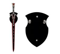Sword Wall Mount Katana Display Hanger Plaque Acrylic Knights Shield Hanger Display Wall Hanger for Samurai Sword Display Wall Mount