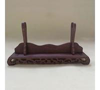 Sword Wall Mount, Sword Stand Desktop Samurai Katana Gladiator Holder Rack for Display- Solid Wood 1-Tier(Wenge 1 Tier)