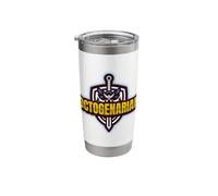 Sword Warrior 80th Birthday Octogenarian Stainless Steel Insulated Tumbler