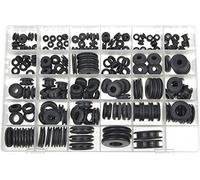 Swordfish 20040 - Master Black Rubber Grommet Assortment, [29 Sizes], Package of 189 Pieces