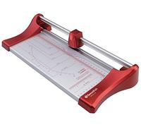 Swordfish 40262 Slimline A4 10 Sheet Rotary Paper Trimmer/Guillotine - Red