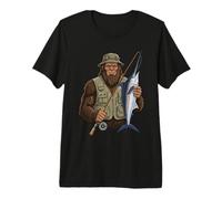 Swordfish Bigfoot Fisher Premium T-Shirt