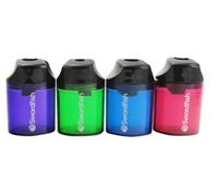 Swordfish ‘Canister’ Double-Hole Pencil Sharpener with Mess-Free Canister [Pack of 1] Assorted Colours [40033s]