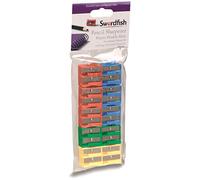 Swordfish Double Hole Plastic Sharpener Assorted - Pack of 10