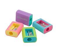 Swordfish ‘Duo Block’ Pencil Sharpener [Tub of 24] Assorted Colours [40385]