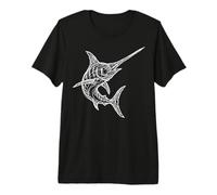 Swordfish Line Art Ocean Premium T-Shirt