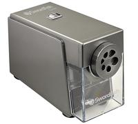Swordfish Omni 6 Hole Electric Pencil Sharpener with Replaceable Helical Blade and Auto Stop Function [40391] 6-12mm