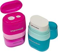Swordfish ‘Twin Combo’ Double-Hole Pencil Sharpener and Eraser [Pack of 1]