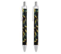 Swords With Wings Retractable Ballpoint Pens 0.5mm Fine Black Inks Roller Smooth Writing Office Supplies 2 PCS