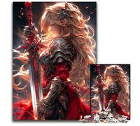 Swordsman Angel Jigsaw Puzzles for Adults 1000 Piece Jigsaw Puzzles Ideal for Lover Perfect Christmas New Year Valentine's Gift 1000 PCS(38x26cm)
