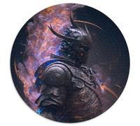 Swordsman Of The Future Jigsaw Puzzles for Adults, 1000 Piece 1000 Piece Round Jigsaw Birthday Gift Idea, Challenging Brain Teaser Game 67.5x67.5cm