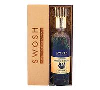 SWOSH 100% Ayurvedic Hair Oil, Bhringraj and Amla Oil, Reduces Hair Loss And Improves Hair Growth, No parabens, sulphates, silicones or synthetic colours, 100ml