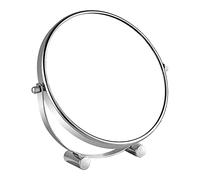 SWOZ Countertop Mirror Bathroom, Bedroom Dressing Table And Hotel-Classic Round Mirror for Makeup And Shaving,Silver,6x