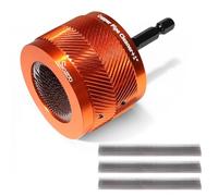 Swozzto 1/2" & 3/4" Metal Copper Pipe Cleaner Set,with 1/4 Hex Shank ,Each Additional 2PCS Replaceable Blades are Provided,for Cleaning Rust, Stains, Paint on Copper Pipes and Various Metal Pipes