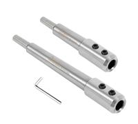 Swozzto 2PCS Forstner Bit Extension Set with Anti-Slip Design,Adding Over 3.28"&5.64" Drilling Depth to Forstner Bit,Suitable for Process Wooden Furniture,Timber and etc.