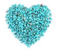 Swpeet 1 Pound Green Pine Small Tumbled Chips Stone Gemstone Chips Crushed Pieces Irregular Shaped Stones Crystal Chips Stone Perfect for Jewelry Making Home Decoration