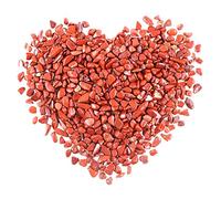 Swpeet 1 Pound Red Jasper Small Tumbled Chips Stone Gemstone Chips Crushed Pieces Irregular Shaped Stones Crystal Chips Stone Perfect for Jewelry Making Home Decoration