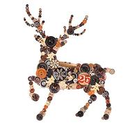 Swpeet 1000Pcs Christmas Coconut Shel Craft Buttons, 2 and 4 Holes Round Craft Resin Sewing Buttons Suitable for Christmas Sewing Decorations, Art & Crafts Projects DIY Decoration - Coconut Shell