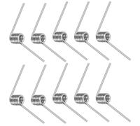 Swpeet 10Pcs 90 Degree Stainless Steel Torsional Springs 2mm Wire Diameter 10mm Outside Diameter, 40mm Tiny Torsional Spring Mechanical Small Torsion Spring for Home Repair Woodworking DIY Project