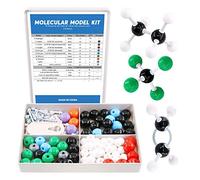 Swpeet 179-Piece Kit for Organic Chemistry Student and Teacher, Molecular Chemistry Model for Student and Teacher - 76 Atoms and 102 Links and 1 Short Link Removal Tool