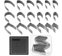 Swpeet 19Pcs 18 Sizes 3 Shapes High Carbon Steel Leather Corner Punch with Rubber Ruler Mat Assortment Kit, Strap Belt Special Shape End Punch Cutter, Leather Corner Edge Trimmer for DIY Craft