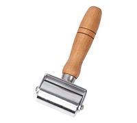 Swpeet 1Pcs 60mm Heavy Duty Leather Press Seam Roller Assortment Kit, Leather Press Laminating Roller Edge Roller Leather Edge Creaser and Smoother Platen Tool for Leather