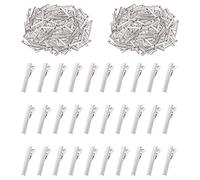 Swpeet 200Pcs 1.26inch - 3.2cm Alligator Hair Clips Kit, Perfect for Metal Duck Bill Hair Clips Flat Top Single Prong Hairpins for Hair Styling DIY Accessories (1.26 Inch)