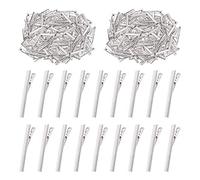 Swpeet 200Pcs 2.6inch - 6.5cm Alligator Hair Clips Kit, Perfect for Metal Duck Bill Hair Clips Flat Top Single Prong Hairpins for Hair Styling DIY Accessories