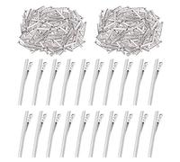Swpeet 200Pcs 3inch - 7.5cm Alligator Hair Clips Kit, Perfect for Metal Duck Bill Hair Clips Flat Top Single Prong Hairpins for Hair Styling DIY Accessories