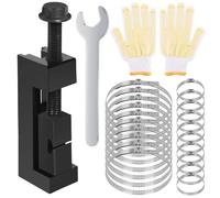Swpeet 23Pcs Carbon Steel CV Axle Boot Clamp Tool with CV Boot Clamps, Wrench and Glove Assortment Kit, CV Boot Clamp Pliers Drive Shaft CV Axle Boot Clamp Removal and Installation Tool for Most Cars