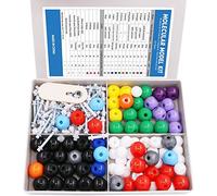 Swpeet 240 Pcs Organic Chemistry Molecular Model Student and Teacher Kit, Chemistry Molecular Model Student and Teacher Set - 86 Atoms & 153 Bonds & 1 Short Link Remover Tool