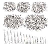 Swpeet 270Pcs 5 Sizes Alligator Hair Clips Assortment Kit, for Metal Duck Bill Hair Clips Flat Top Single Prong Hairpins for Hair Styling DIY Accessories