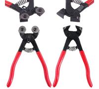 Swpeet 2Pcs Mosaic Tools Set, Including Heavy Duty Glass Mosaic Cut Nippers and Tile Nippers, Hardened Alloy Strength Steel Perfect for DIY Tile Mosaic Cutter
