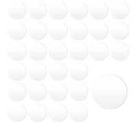 Swpeet 30Pcs 2.75 Inch Thick 1mm Clear Acrylic Circle Sheet Kit, Round Transparent Acrylic Disk Ornament Blank Sheets for Art Project Painting DIY Craft