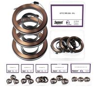 Swpeet 3Pcs 42 x 6 x 0.7mm Drill Press Return Springs Kit, Quill Spring Feed Return Coil Springs Assembly, Spring Steel Quill Feed Reset Spring Replacement for Bench Drill, Workshop Equipment Tools