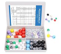 Swpeet 92 Pcs Chemistry Molecular Model Student Age 9+ and Teacher Set, Molecular Model Set for Inorganic & Organic Chemistry - 52 Atoms & 37 Bonds & 3 Orbitals